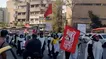 پیاده روی ظهرگاهی زنان کفن پوش با شعار خاص