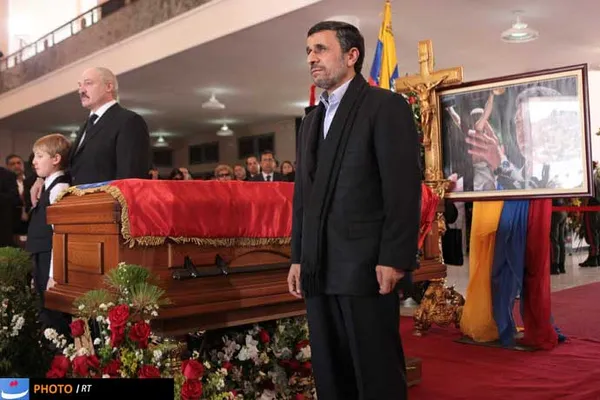 محمود احمدی نژاد رئیس جمهور کشورمان از دیگر حاضران این مراسم بود.