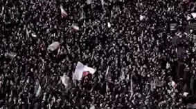بهت خبرنگاران خارجی از جمعیت عزاداران رهبر شهید