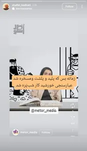 واکنش شفیعی کدکنی به اهانت زینب موسوی به فردوسی