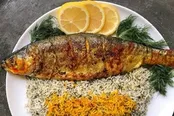 طرز تهیه سبزی پلو و ماهی آذری