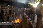 آیین گل مالی روز عاشورا در خرم آباد