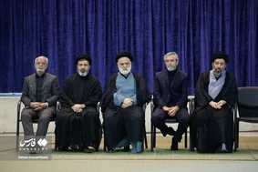 حضور فرزندان رهبر شهید در مراسم بزرگداشت ایشان
