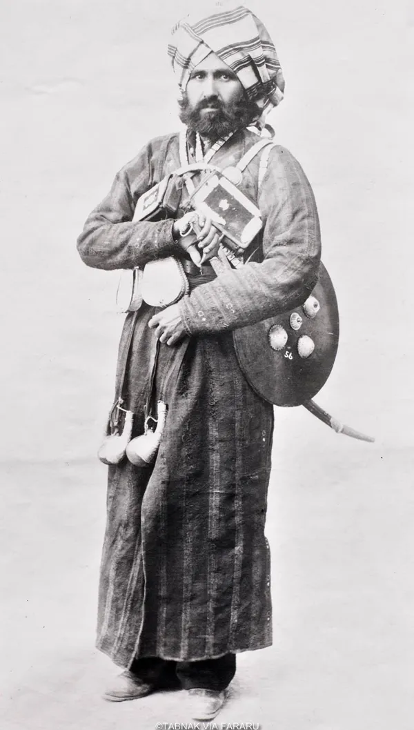 یکی از بازیگران نمایش تعزیه