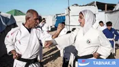 عکس: آموزش کاراته در اردوگاه‌های غزه