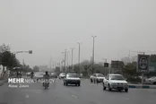 گرما و گرد و خاک در تهران