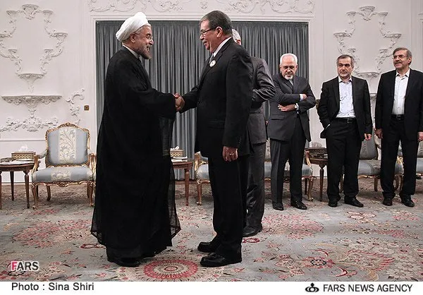 دیدار نخست وزیر اوکراین با حسن روحانی 