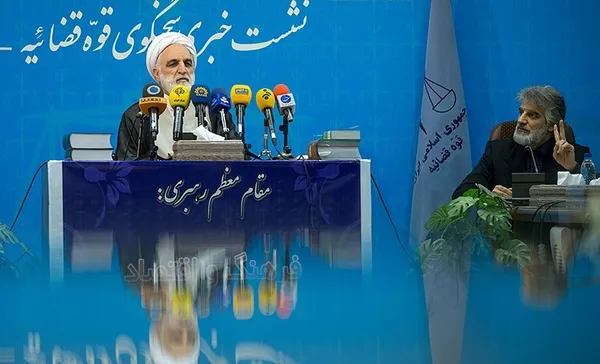 شصت و دومین نشست خبری سخنگوی قوه قضائیه با محوریت اصلی فسادهای بانکی برگزار شد. /TASNIM
