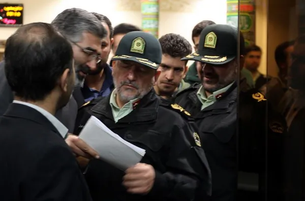 حاشیه نشست تخصصی رؤسای پلیس آگاهی استان&zwnj;های کشور عصر چهارشنبه با حضور سردار &laquo;اسماعیل احمدی مقدم&raquo; فرمانده نیروی انتظامی در ستاد مرکز این نیرو ./IRNA
