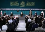 دیدار رهبری با اعضای کنفرانس وحدت