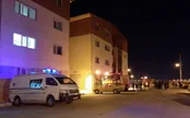 آتش سوزی در محوطه مسکن مهر پیرحاجی گنبدکاووس