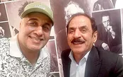 قاب صمیمی عمو رشید با یک چهره محبوب