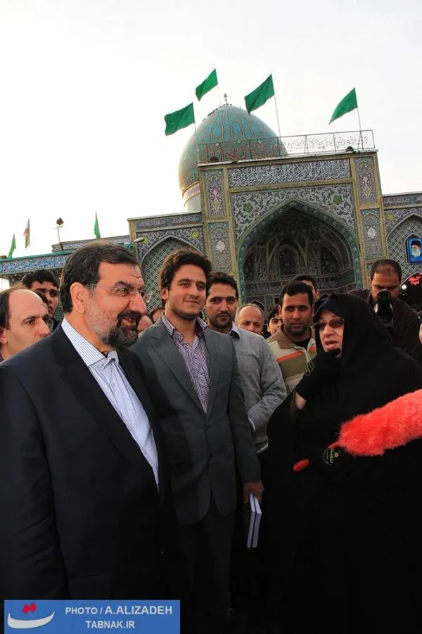 حضور دکتر محسن رضایی در مرقد سیدجلال&zwnj;الدین اشرف در شهرستان آستانه اشرفیه