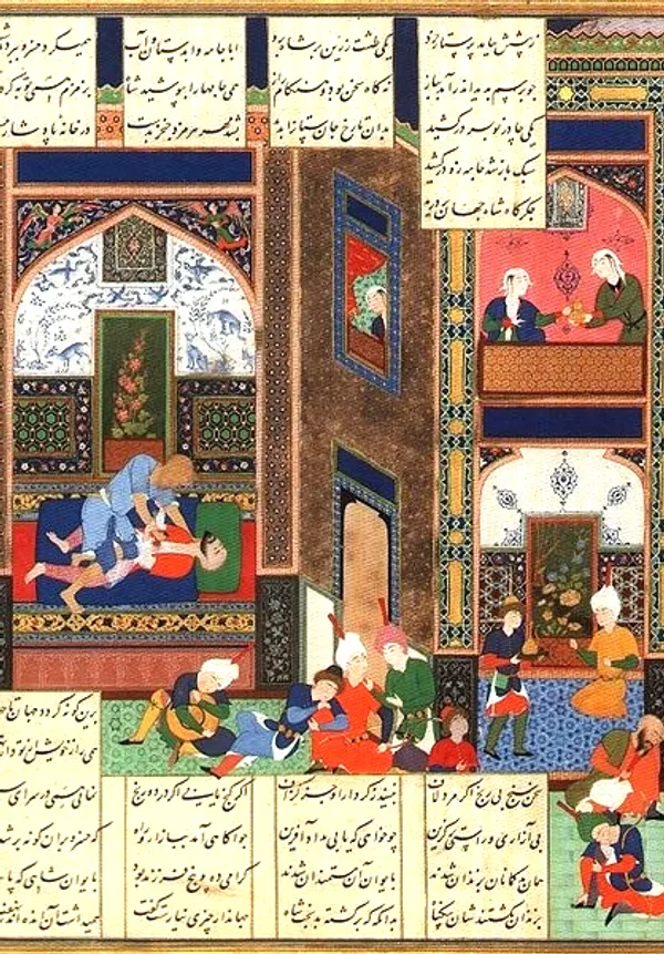 برگی از شاهنامه شاه طهماسبی
