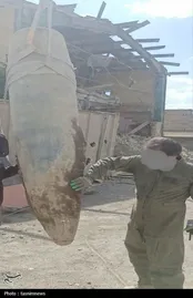بمب یک تنی حملات اخیر در سنندج خنثی شد