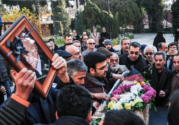 تشییع پیکر مرحوم مشفق کاشانی./ISNA
