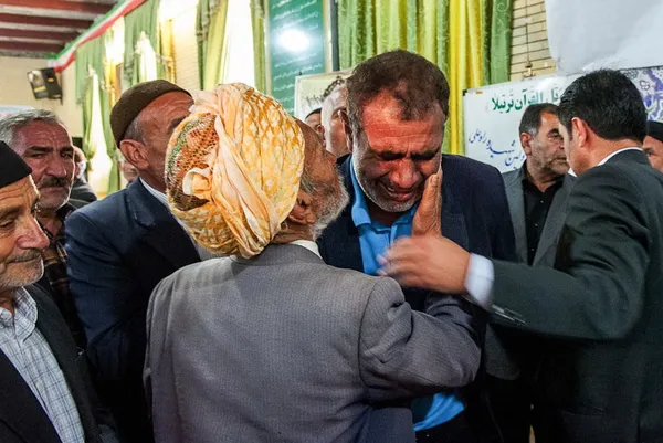 آیین بخشش یک اعدامی در نیشابور/ISNA
