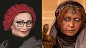 وداع با پیکر بهناز نازی با نوای سنج و دمام را ببینید