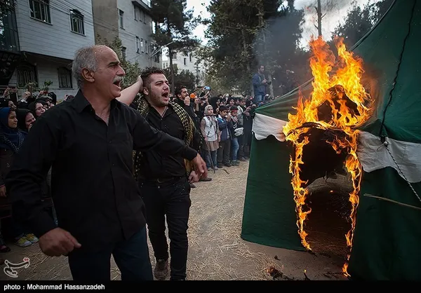عزاداری عاشورای حسینی-نارمک تهران