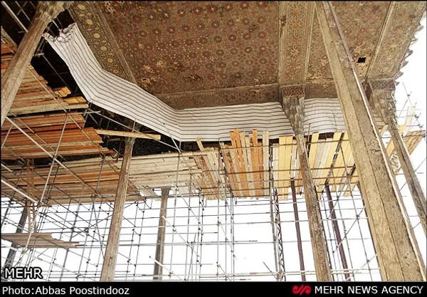 مرمت عمارت عالی&zwnj;قاپو