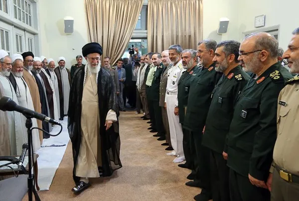 دیدار جمعی از فرماندهان نظامی با مقام معظم رهبری./Leader O.W
