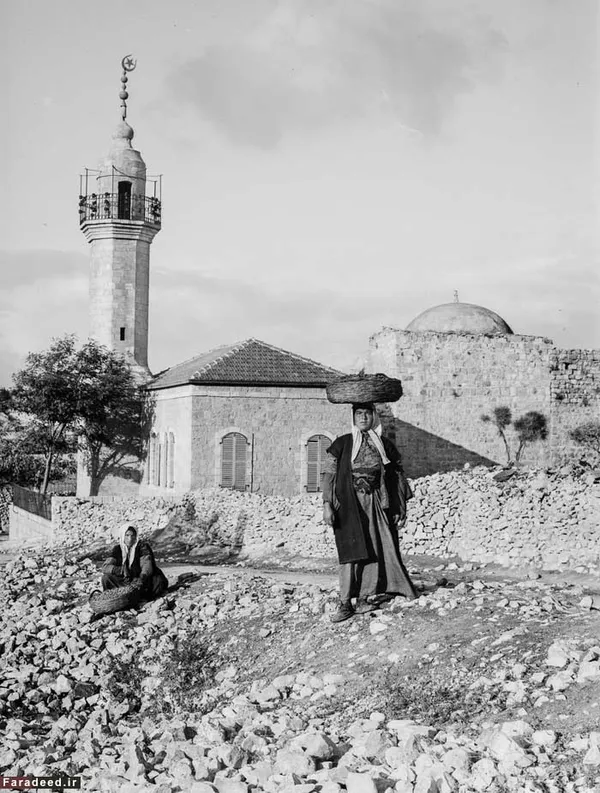 نمایی از راه منتهی به شهر بیت&zwnj;المقدس/ سال ۱۹۰۰