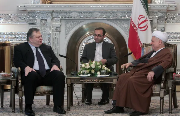 دیدار وزیر خارجه یونان با آیت الله هاشمی رفسنجانی/ایرنا
