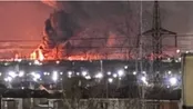 پالایشگاه روسیه هدف قرار گرفت