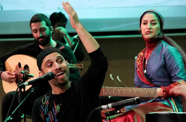 کنسرت گروه رستاک در آمل/ISNA

