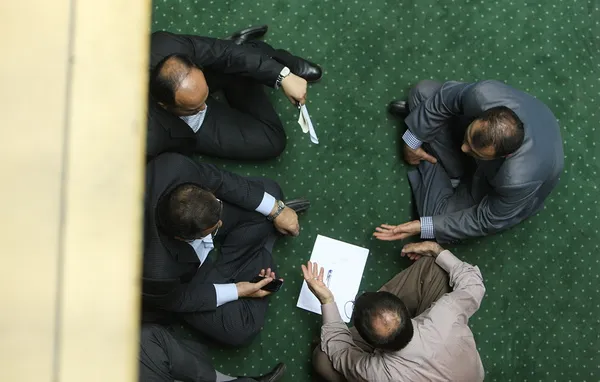 حاشیه نشست علنی مجلس شورای اسلامی روز سه شنبه به ریاست علی لاریجانی /IRNA
