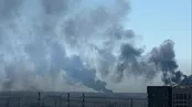 پالایشگاه نفت اوکراین در زاپوریژیا هدف قرار گرفت