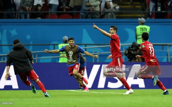 شادی نافرجام عزت اللهی بعد از گل مردود ایران