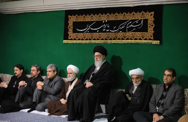 عزاداری هیئت&zwnj;های دانشجویی به مناسبت اربعین حسینی در محضر رهبر انقلاب