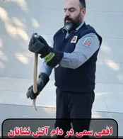 زنده‌گیری مار افعی سمی در دزفول
