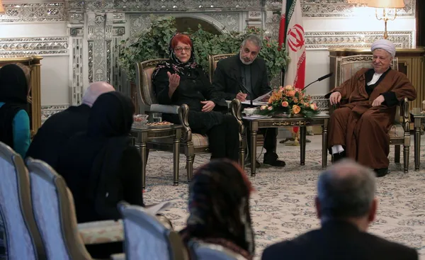 دیدار هیات پارلمانی اروپا با آیت الله هاشمی رفسنجانی