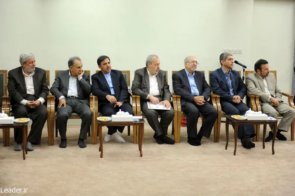 دیدار رهبر انقلاب با هیات دولت