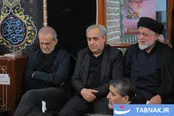 عکس: حضور رئیس‌جمهور در آیین عزاداری عاشورای حسینی در تبریز