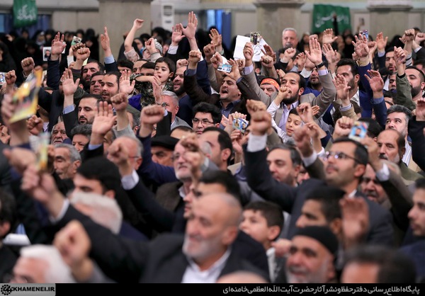 دیدار رهبری با خانواده شهدا