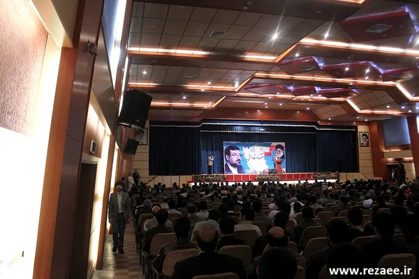  سخنرانی رضایی در همایش اهداف اقتصاد مقاومتی در سمنان