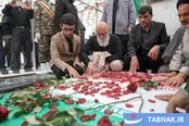 عکس:  آیین گرامیداشت وزرای شهید دفاع