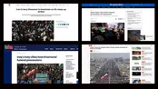 بازتاب جهانی مراسم وداع با رهبرشهید در رسانه‌ها