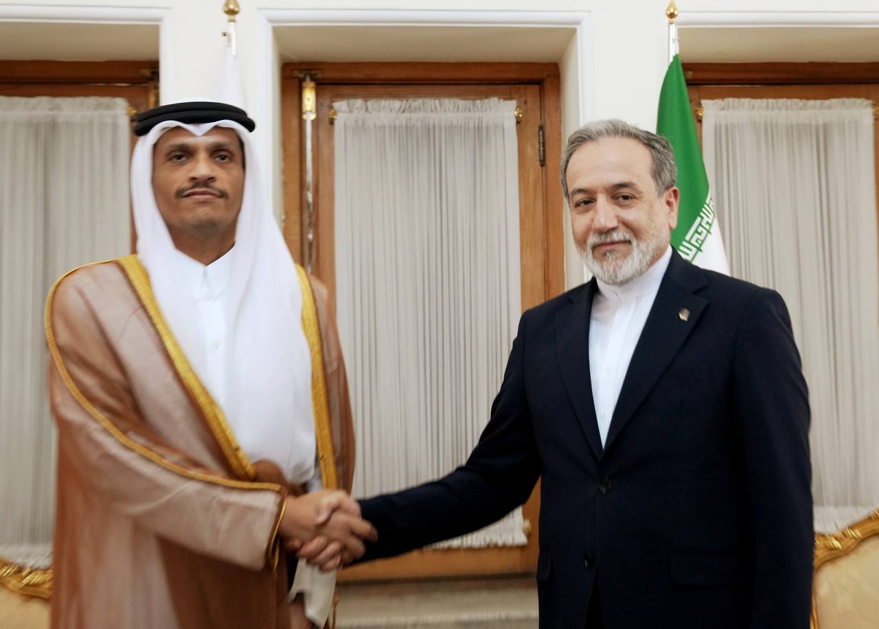 دیدار وزیر خارجه قطر با عراقچی در تهران دیدار وزیر خارجه قطر با عراقچی در تهران