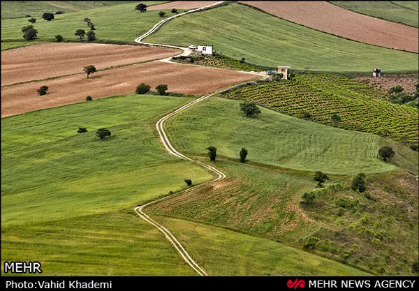 طبیعت بهاری روستای بدرانلو