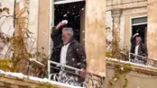 برف بازی بامزه پیرمرد اصفهانی سوژه شد