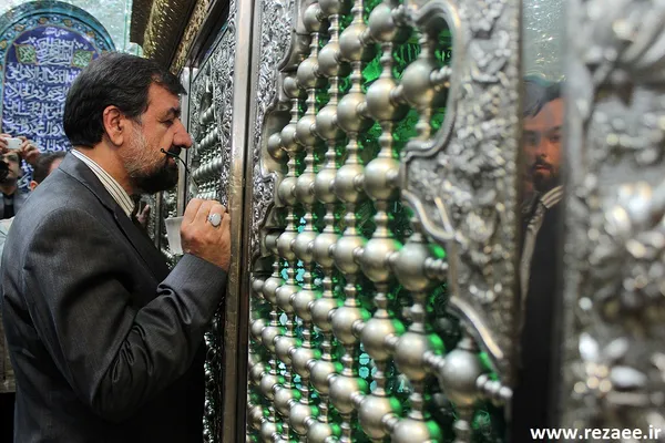 حضور رضایی در گلزار شهدا و نماز جمعه سمنان