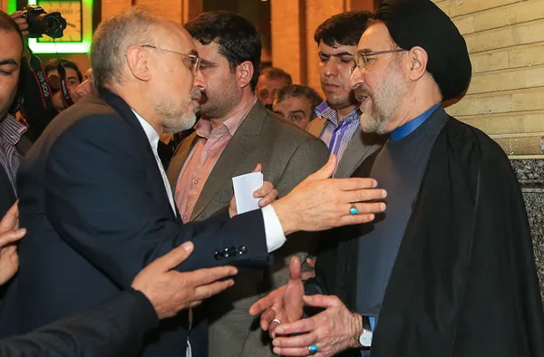 مراسم ختم پدر همسر سیدمحمد خاتمی در مسجد الغدیر/ISNA
