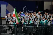تصاویر: رژه کاروان ایران در مراسم افتتاحیه پارالمپیک