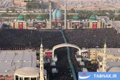 عکس: اقامه نماز و تشییع پیکر مطهر رهبر شهید انقلاب اسلامی در قم