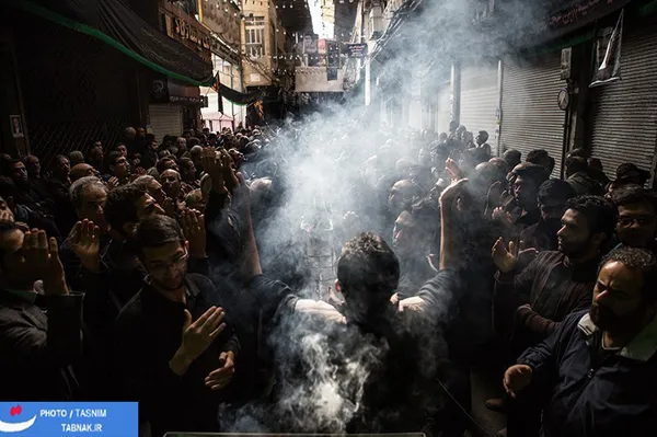 عزاداری تاسوعای حسینی در بازار تهران