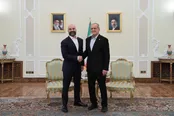عکس: دیدار رئیس اتحادیه میهنی کردستان عراق با رئیس جمهور